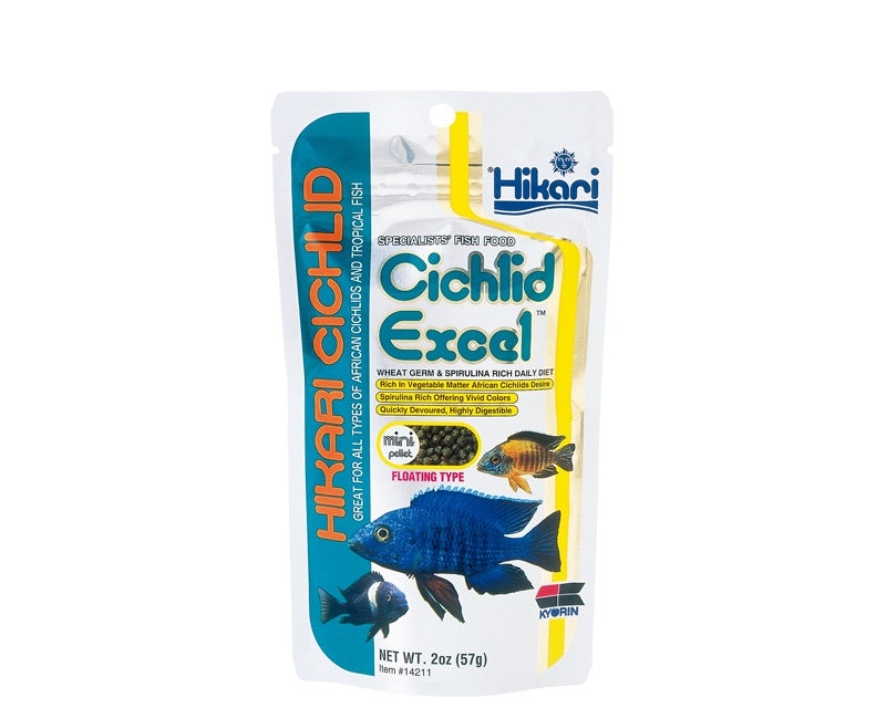 Hikari Cichlid Excel Mini Pellets Floating 57g