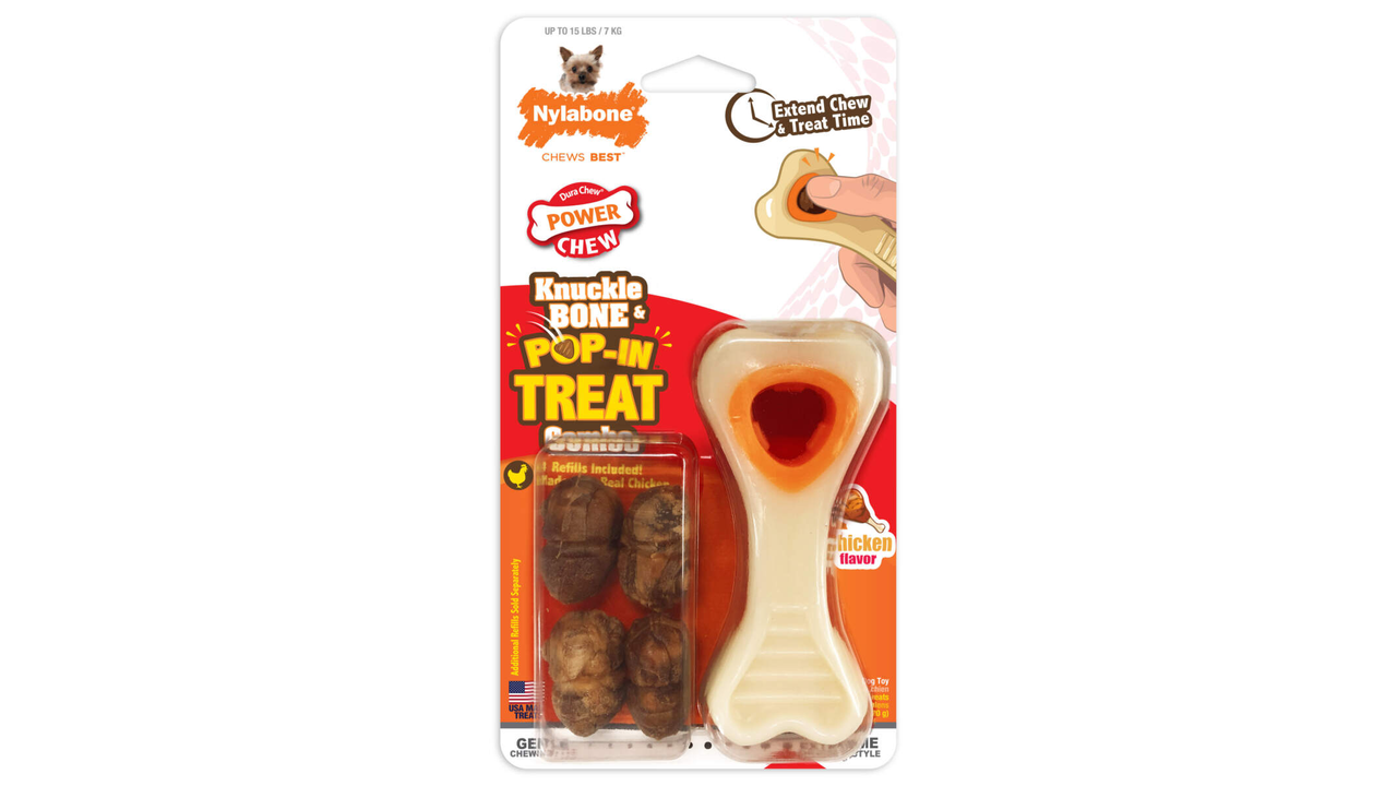 Knuckle Bone & Pop-in Treat Combo Puppy