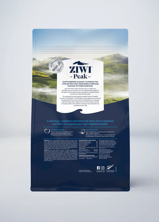 Ziwi Peak Steam & Dried Lamb with Green Vegetables