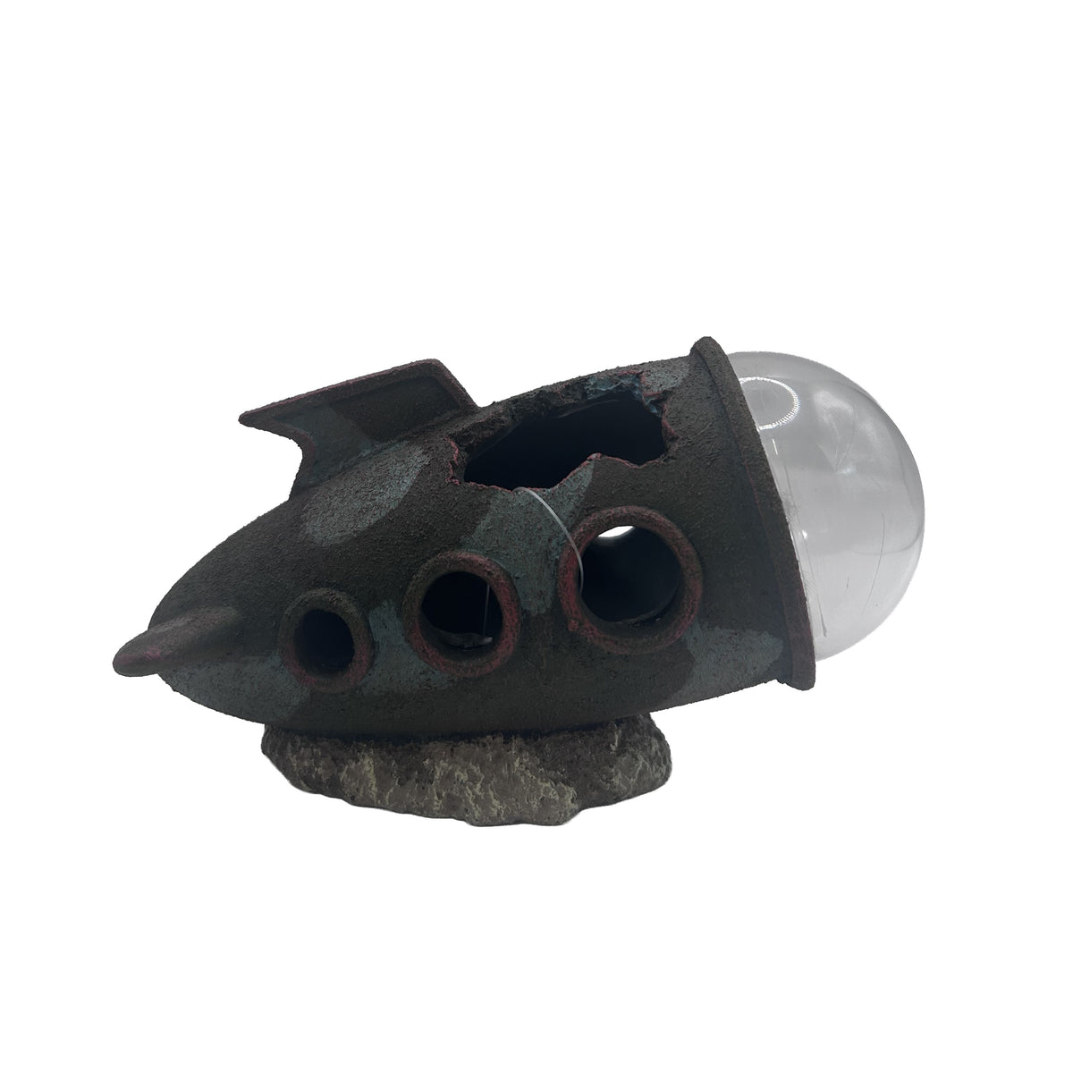 Tank Treasures Retro Submarine Wreck 15x8x8cm