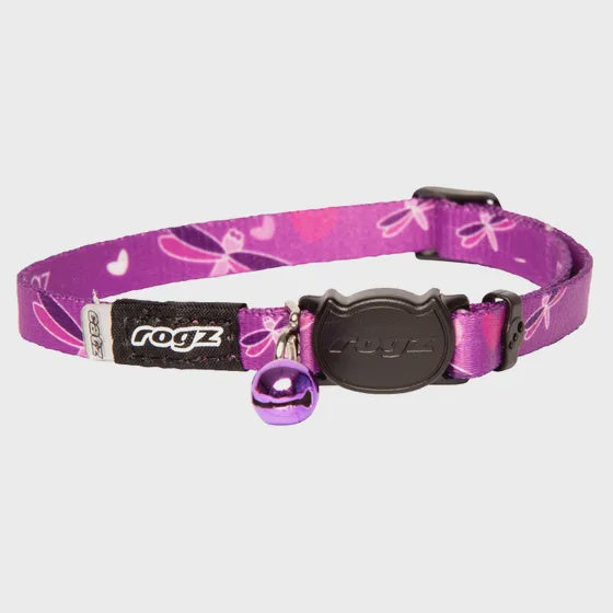 Rogz Kiddycat Safeloc Cat Collar Dragonfly