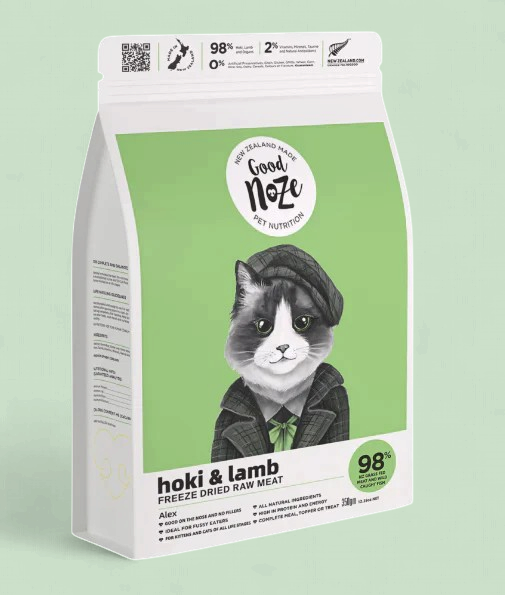 Alex Hoki & Lamb Freeze Dried Cat Food 350g