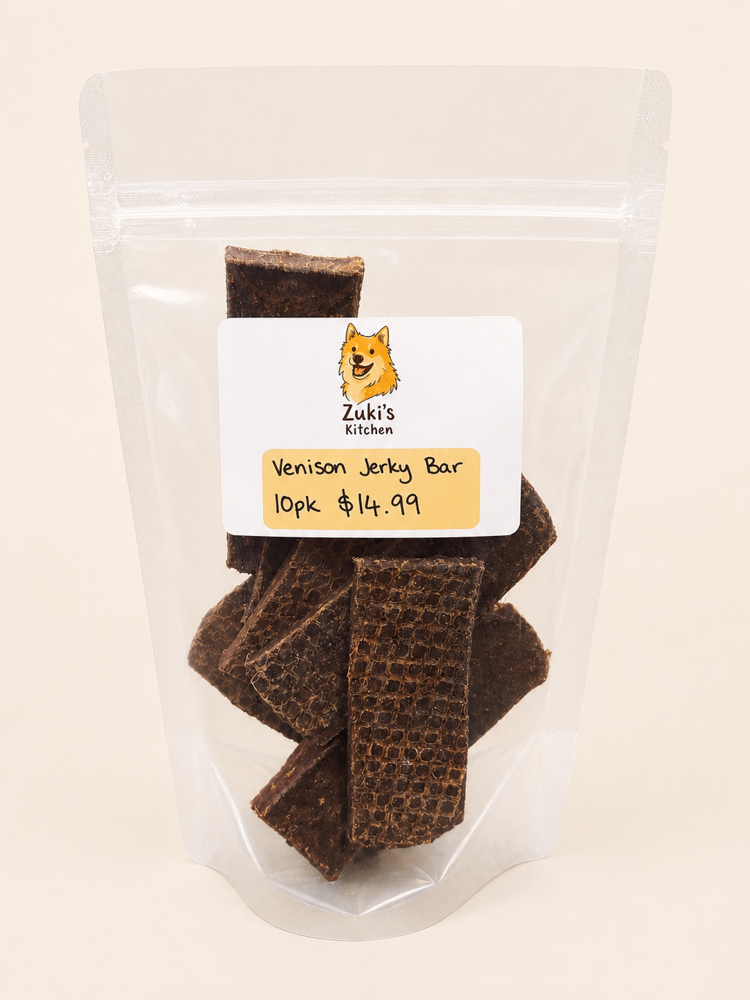Zuki's Kitchen - Venison Jerky Bar 10pk