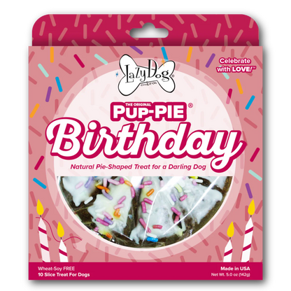 Lazy Dog Pup-PIE Happy Birthday