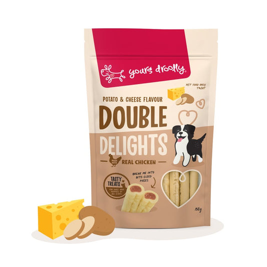 Yours Droolly Double Delights Potato & Cheese