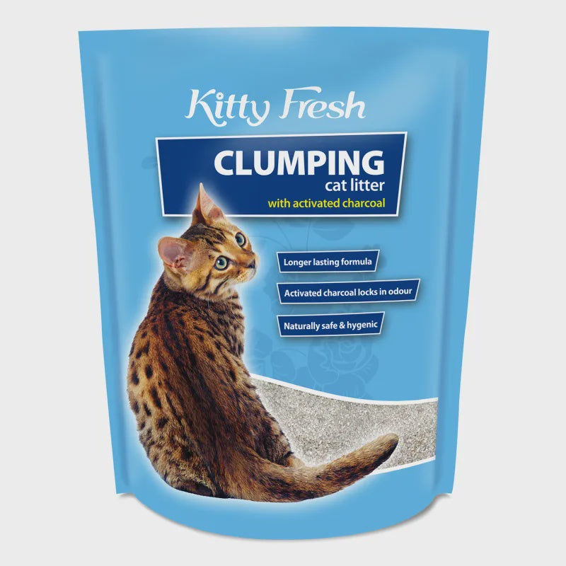 Fresh Kitty Activated Charcoal Clumping Litter 5kg