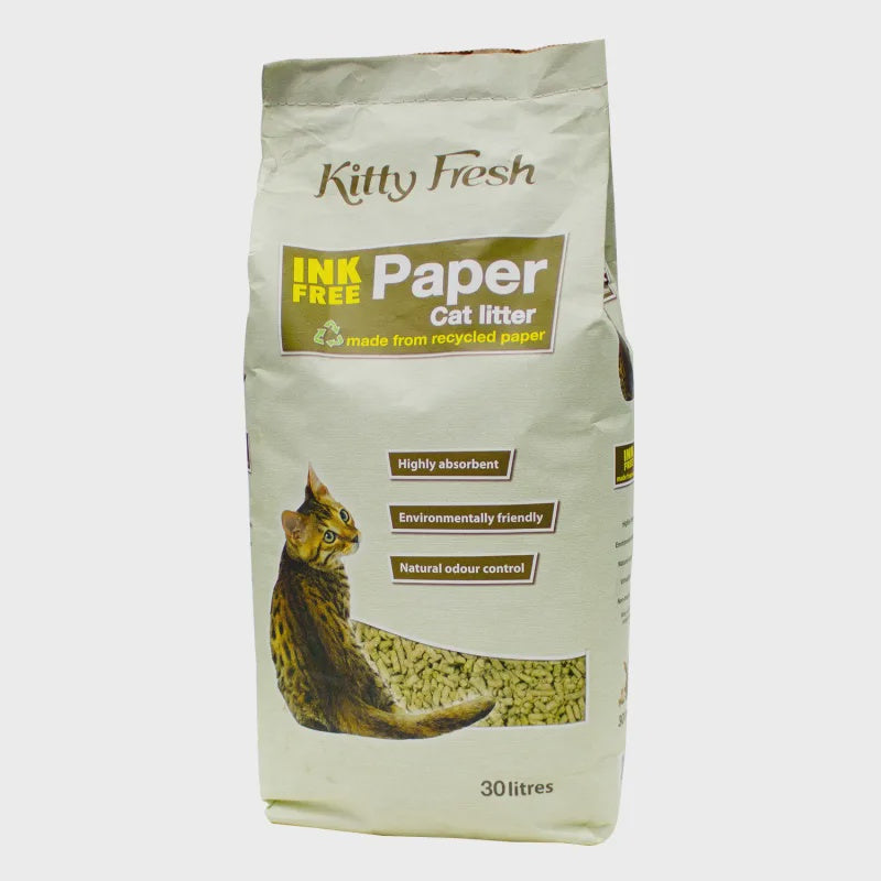 Kitty Fresh Ink Free Paper Litter 30L