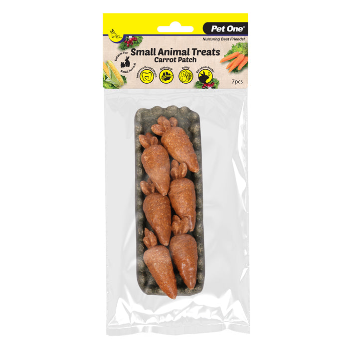 Small Animal Enrichment Treat - Carrot Patch 7pc