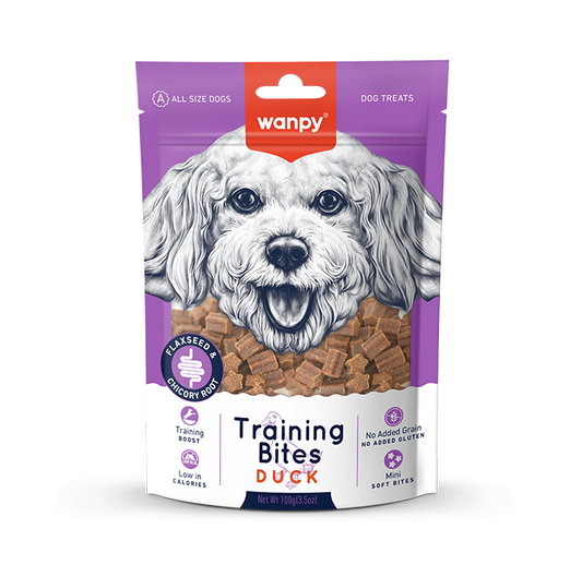 Wanpy Training Bites Duck Recipe - 100g