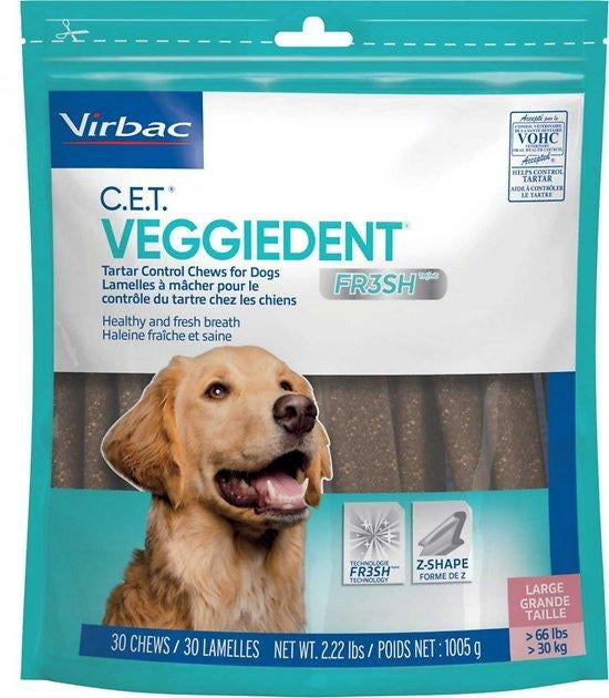 Veggiedent Chew Large 30kg Dog +