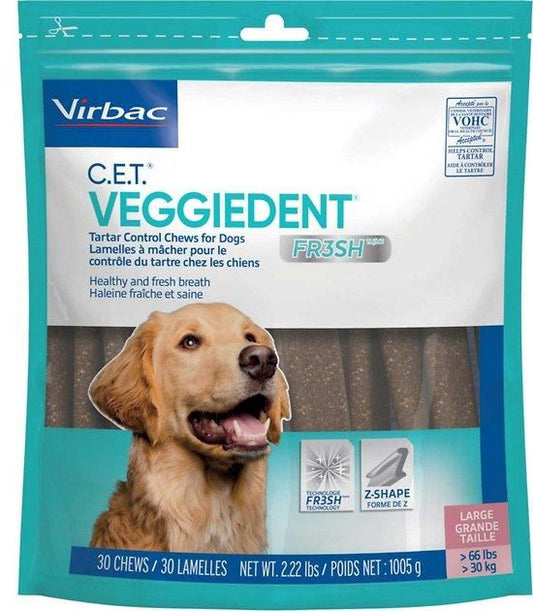 Veggiedent Chew Large 30kg Dog +