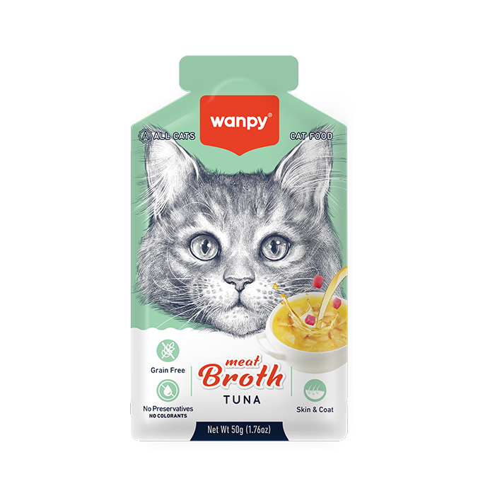 Wanpy Meat Broth Tuna for Cats