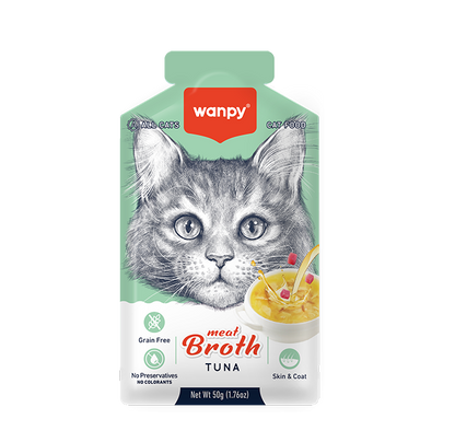 Wanpy Meat Broth Tuna for Cats