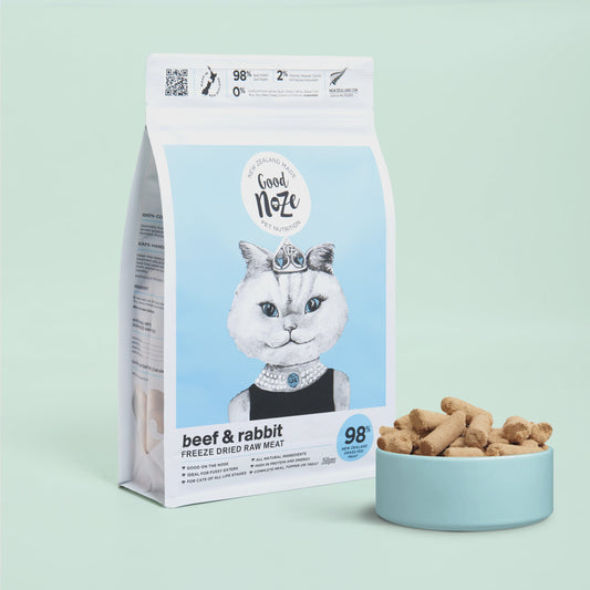 Audrey Beef & Rabbit Freeze Dried Cat Food 350g