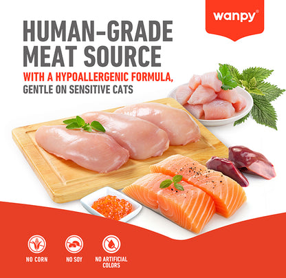 Wanpy Crunchy Pocket Salmon & Roe Recipe - 60g