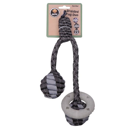Blitz Braided Tug Duo with Glow In The Dark Ring