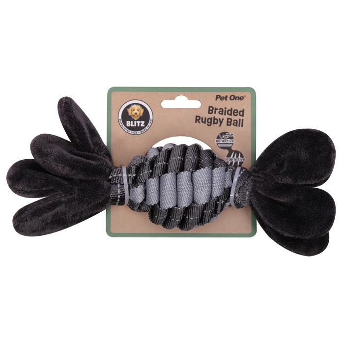 Blitz Medium Braided Rugby Ball