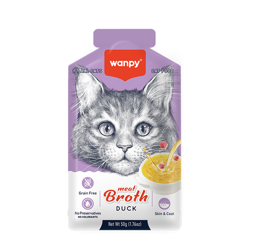 Wanpy Meat Broth Duck for Cats - 50g