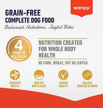 Wanpy Dog Food 1.5kg Grain Free Duck Recipe