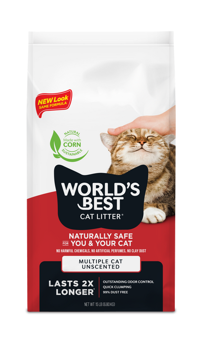 Worlds Best Cat Litter - Multiple Cat 3.18kg
