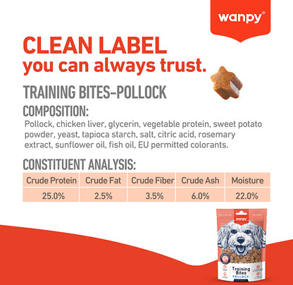 Wanpy Training Bites Chicken Recipe - 100g