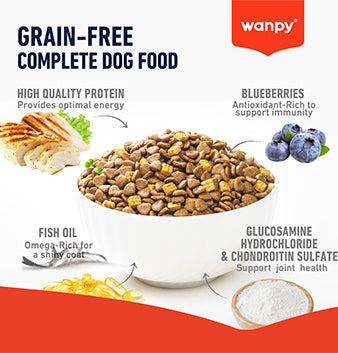 Wanpy Dog Food 1.5kg Grain Free Duck Recipe