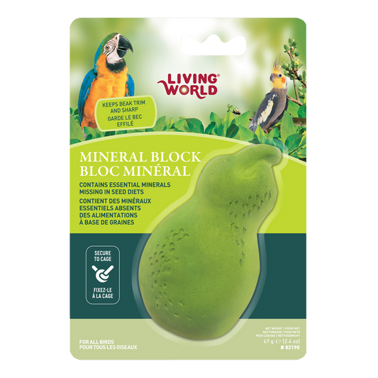 Living World Mineral Block Green Pear