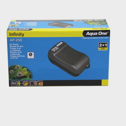 Aqua One Infinity Air Pump AP250 with Airline Kit