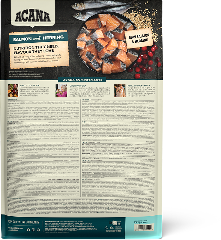 Acana Bountiful Catch Cat 4.5kg