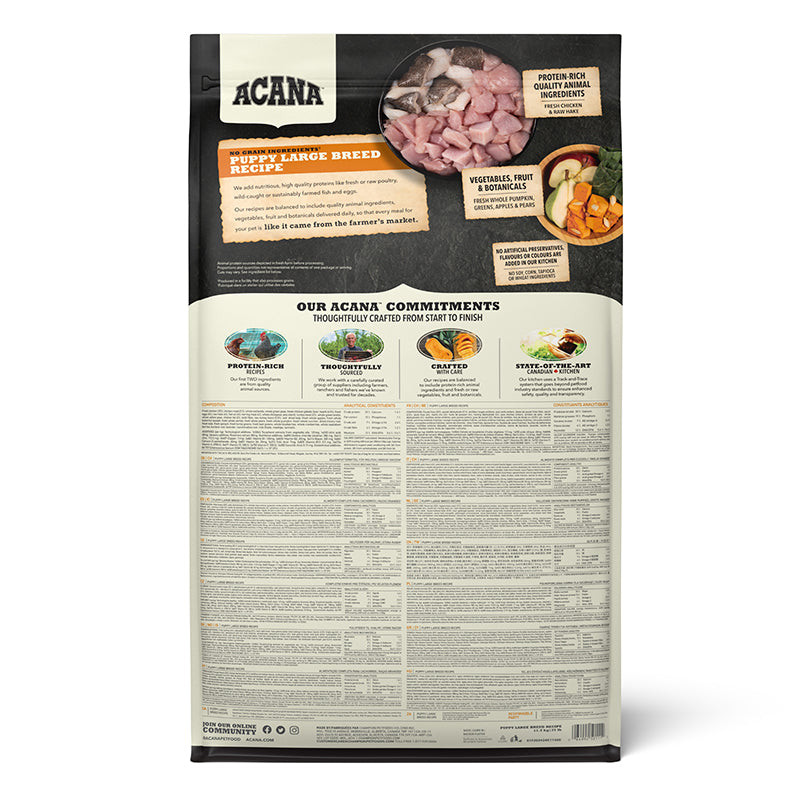 Acana Puppy Large Breed Recipe 11.4kg