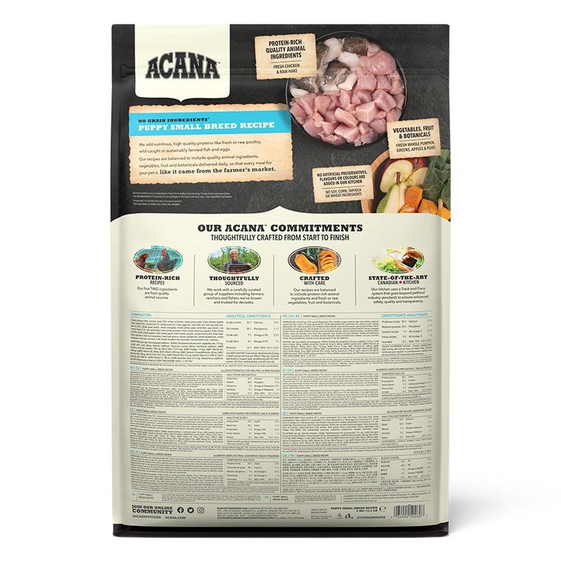 Acana Puppy Small Breed Recipe 6kg