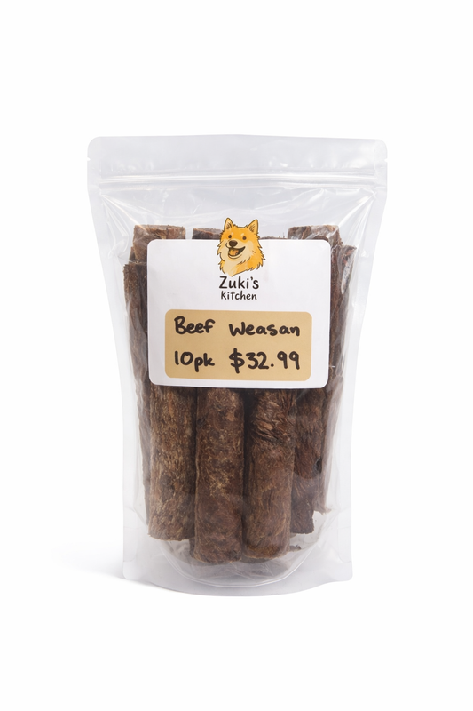 Zuki's Kitchen Beef Weasan 10pk