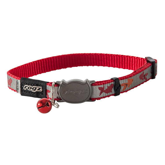 Rogz Reflecto Cat Safety Collar - Red Fish