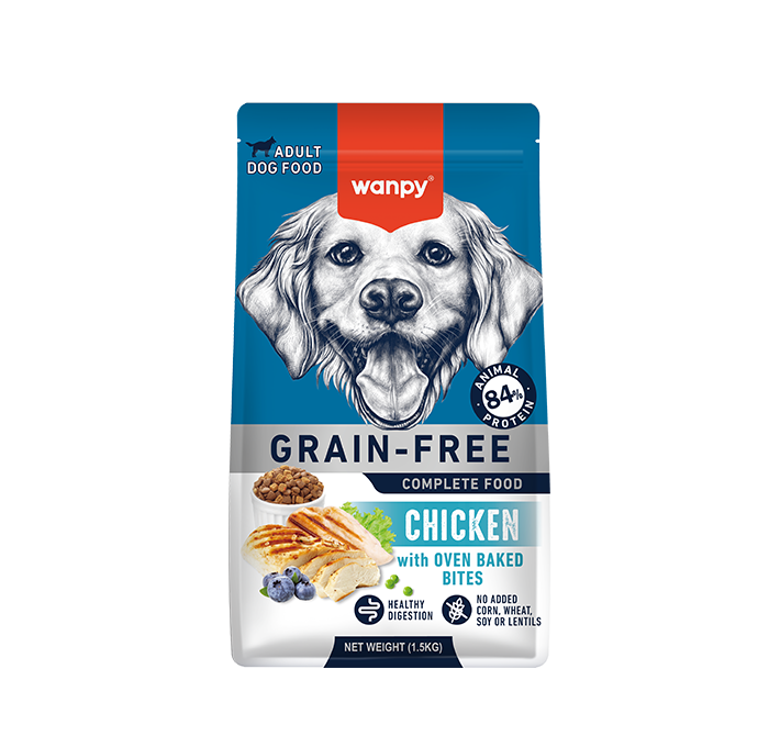 Wanpy Dog Food 1.5kg Grain Free Chicken Recipe