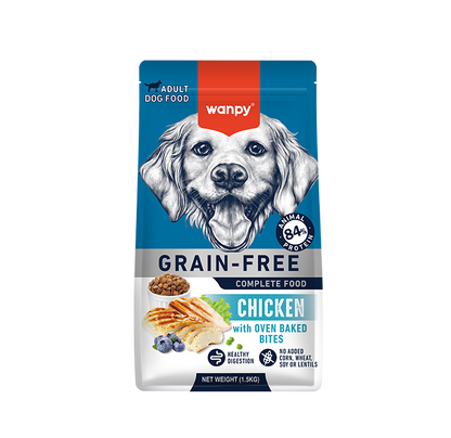 Wanpy Dog Food 1.5kg Grain Free Chicken Recipe