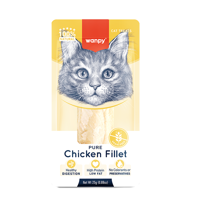 Wanpy Cat Treat - Chicken Fillet 25g