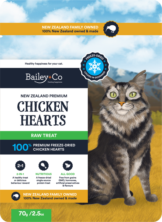New Zealand Premium Chicken Heart Raw Treat