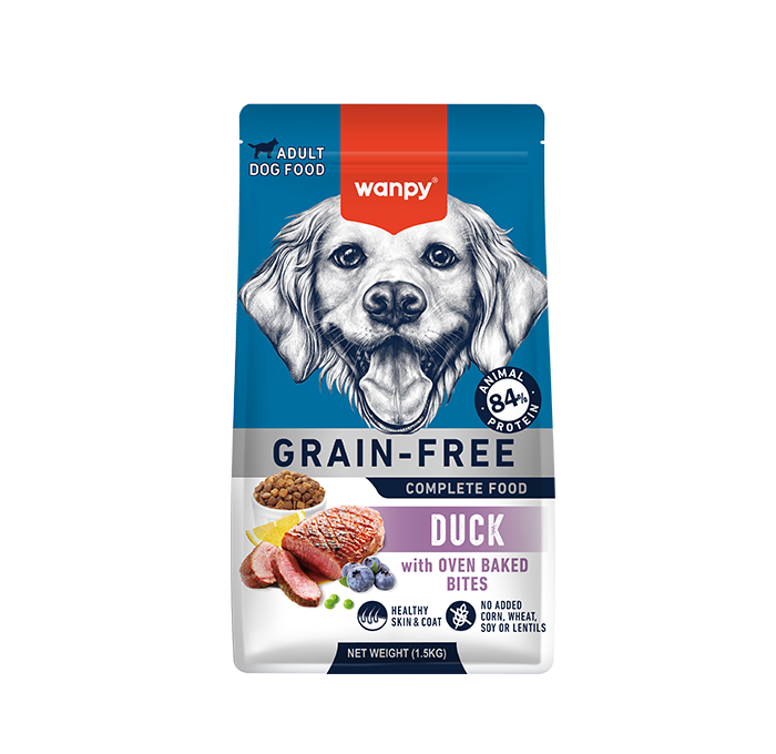 Wanpy Dog Food 1.5kg Grain Free Duck Recipe