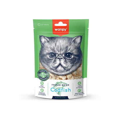 Wanpy Freeze Dried Codfish Cat Treat 20g