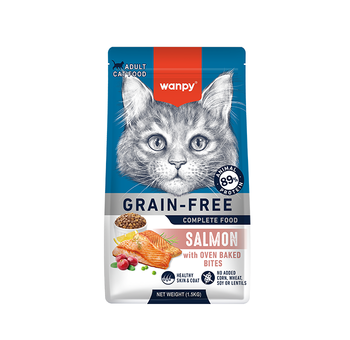 Wanpy Cat 1.5kg Grain Free Salmon Recipe