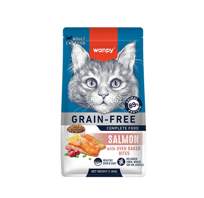 Wanpy Cat 1.5kg Grain Free Salmon Recipe