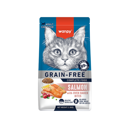 Wanpy Cat 1.5kg Grain Free Salmon Recipe