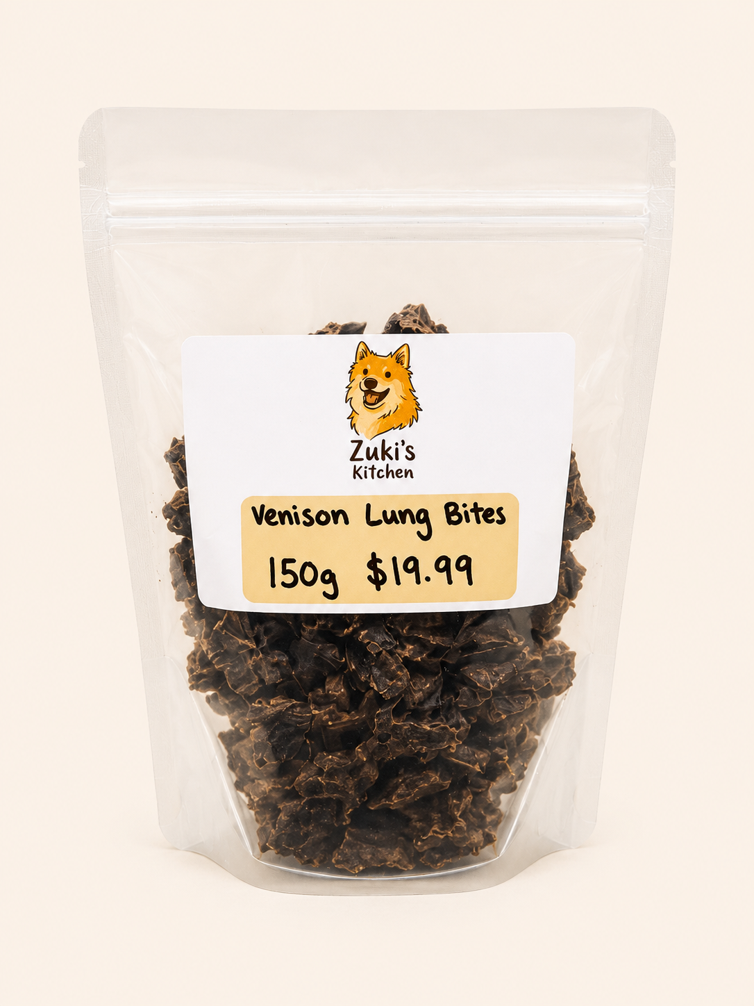 Zuki's Kitchen - Venison Lung Bites 150g