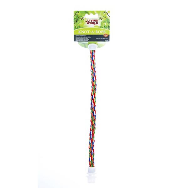 Living World Knot a Rope Perch - Banana Scented