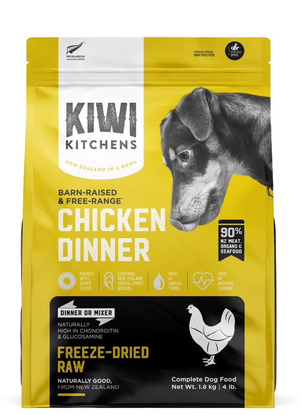 Kiwi Kitchens Freeze-Dried Raw Chicken Dinner Dog Food