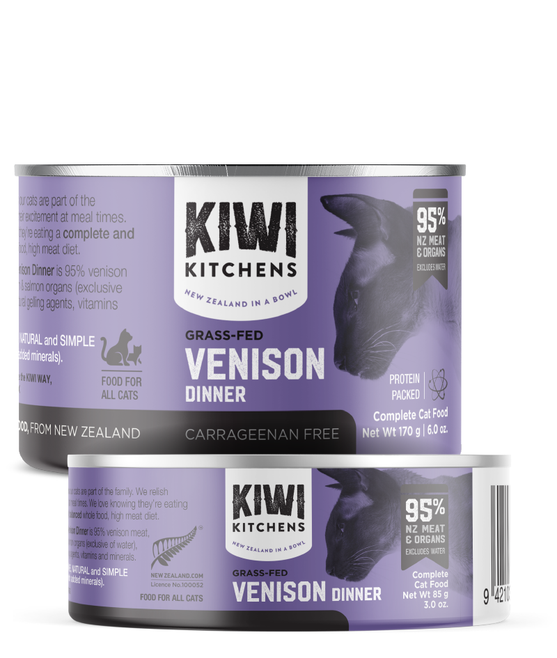 Kiwi Kitchens Grass-Fed Venison Dinner Cat Wet Food