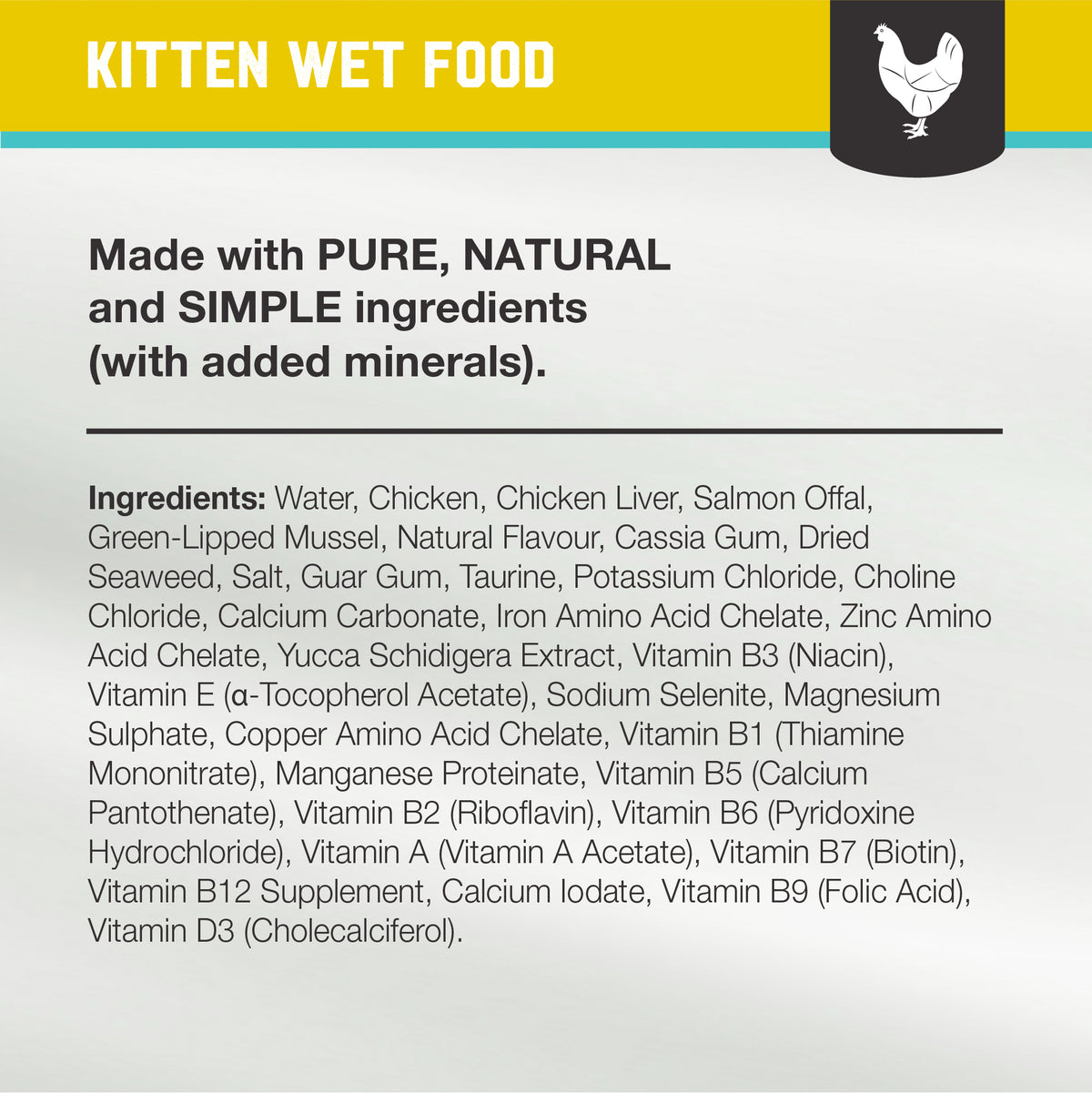 Kiwi Kitchens Barn-Raised Chicken & Mussel Wet Dinner for Kittens