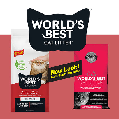 Worlds Best Cat Litter Multiple Cat Unscented 12.7kg