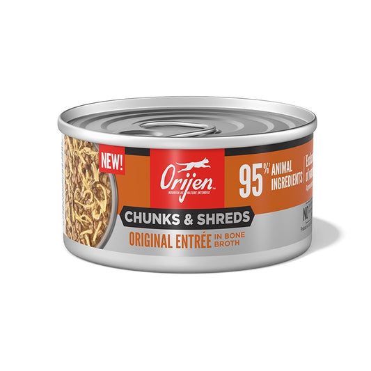 ORIJEN Chunks & Shreds, Original Entrée - Wet Cat Food