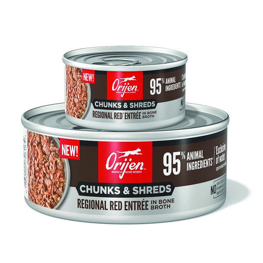 ORIJEN Chunks & Shreds, Regional Red Entrée - Wet Cat Food